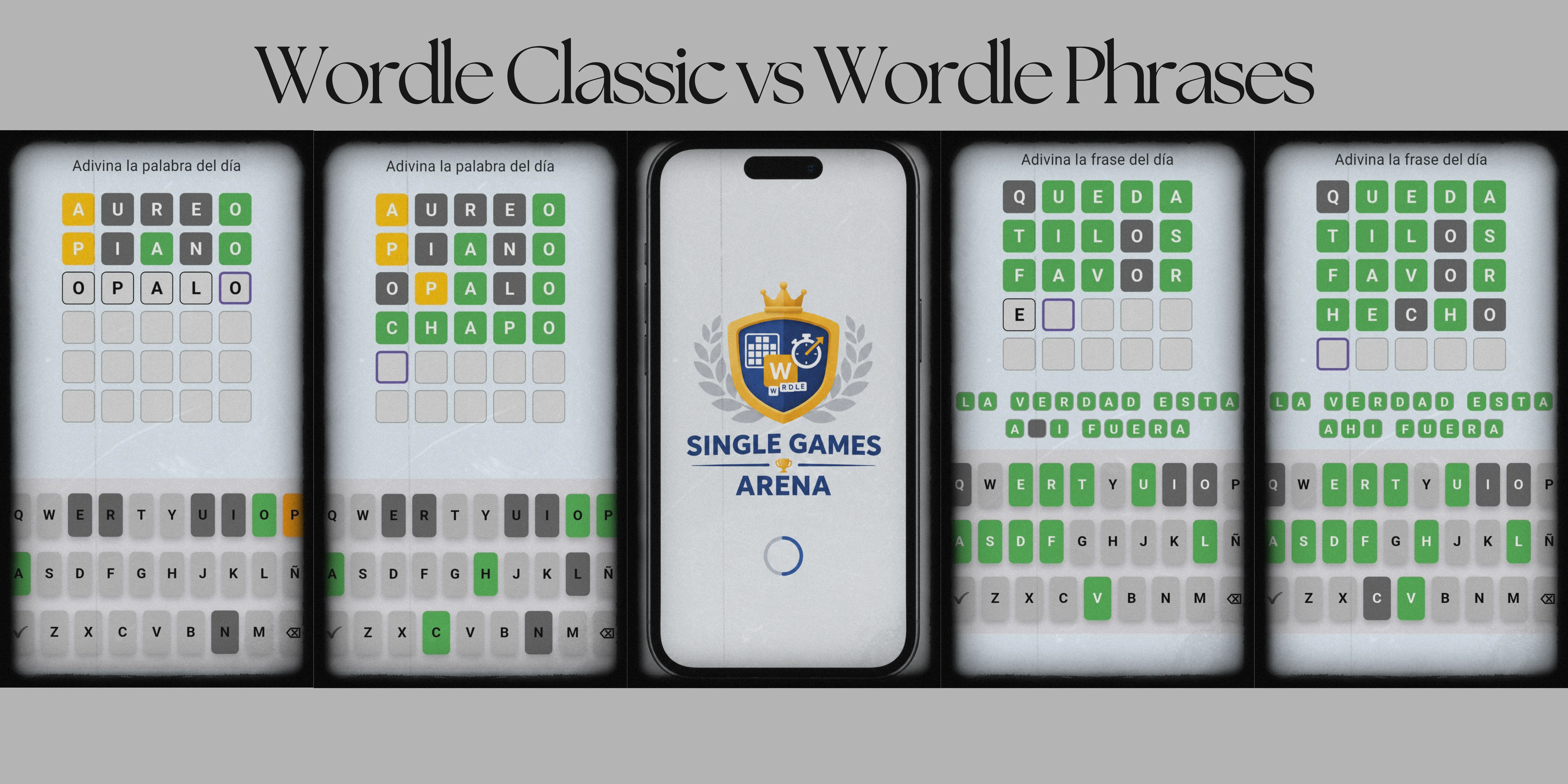 Comparison between Classic Wordle and Wordle Phrases